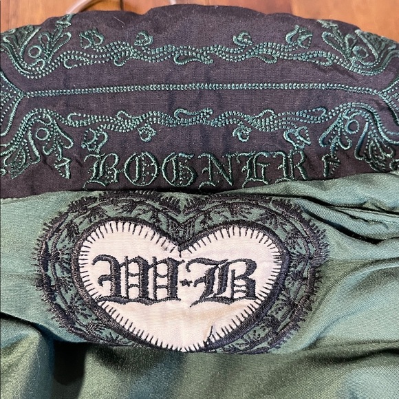 Bogner green ski jacket vintage belted - Picture 8 of 15